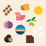 Gourmet Rainbow Board Book - HoneyBug 