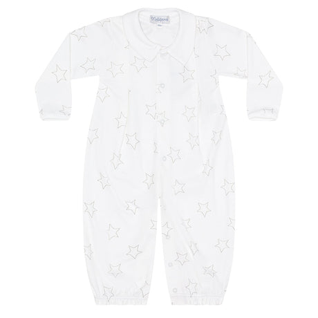 Grey Stars Print Converter Gown