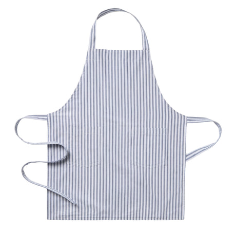 Kid's Apron in Navy French Ticking - HoneyBug 