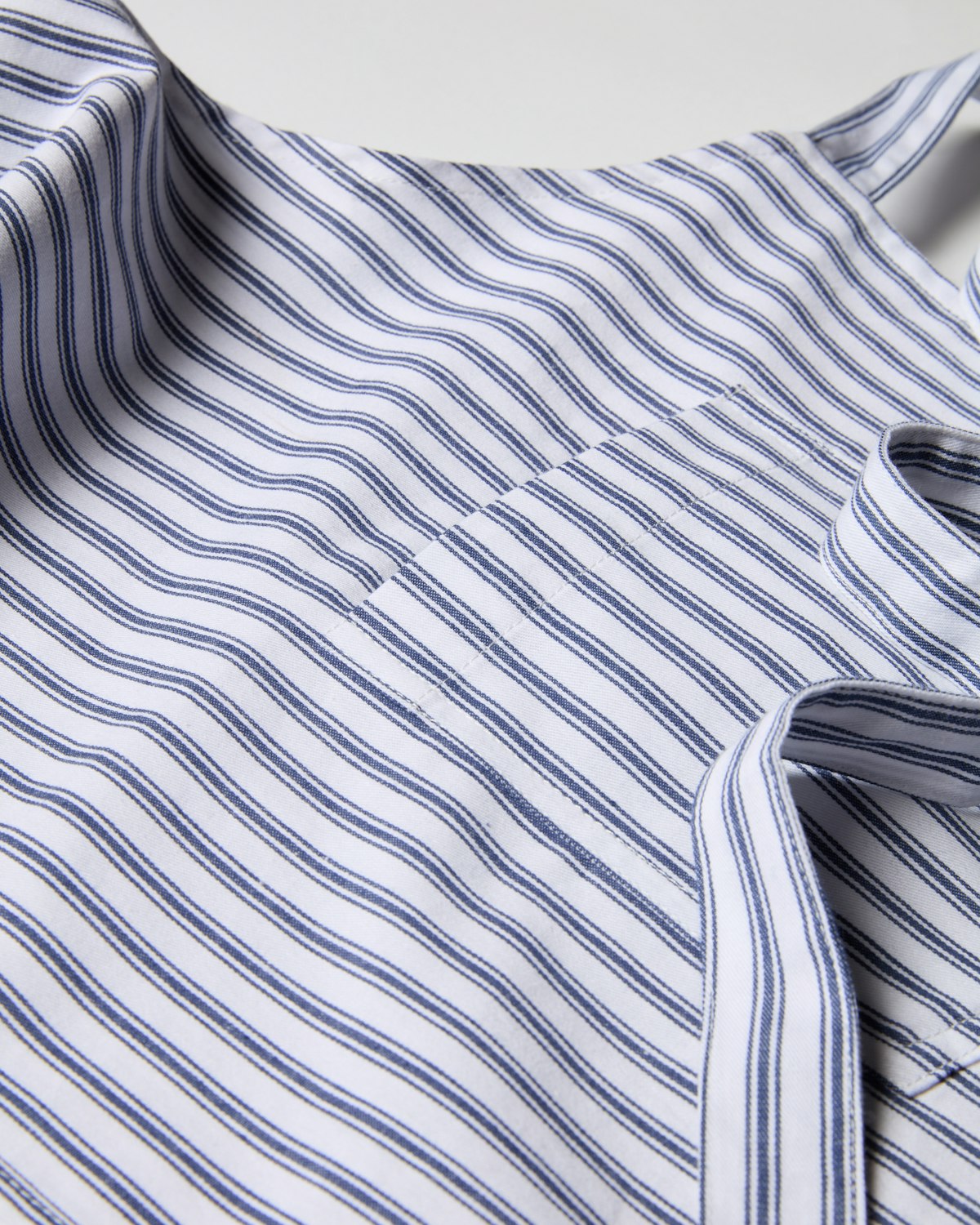 Kid's Apron in Navy French Ticking - HoneyBug 