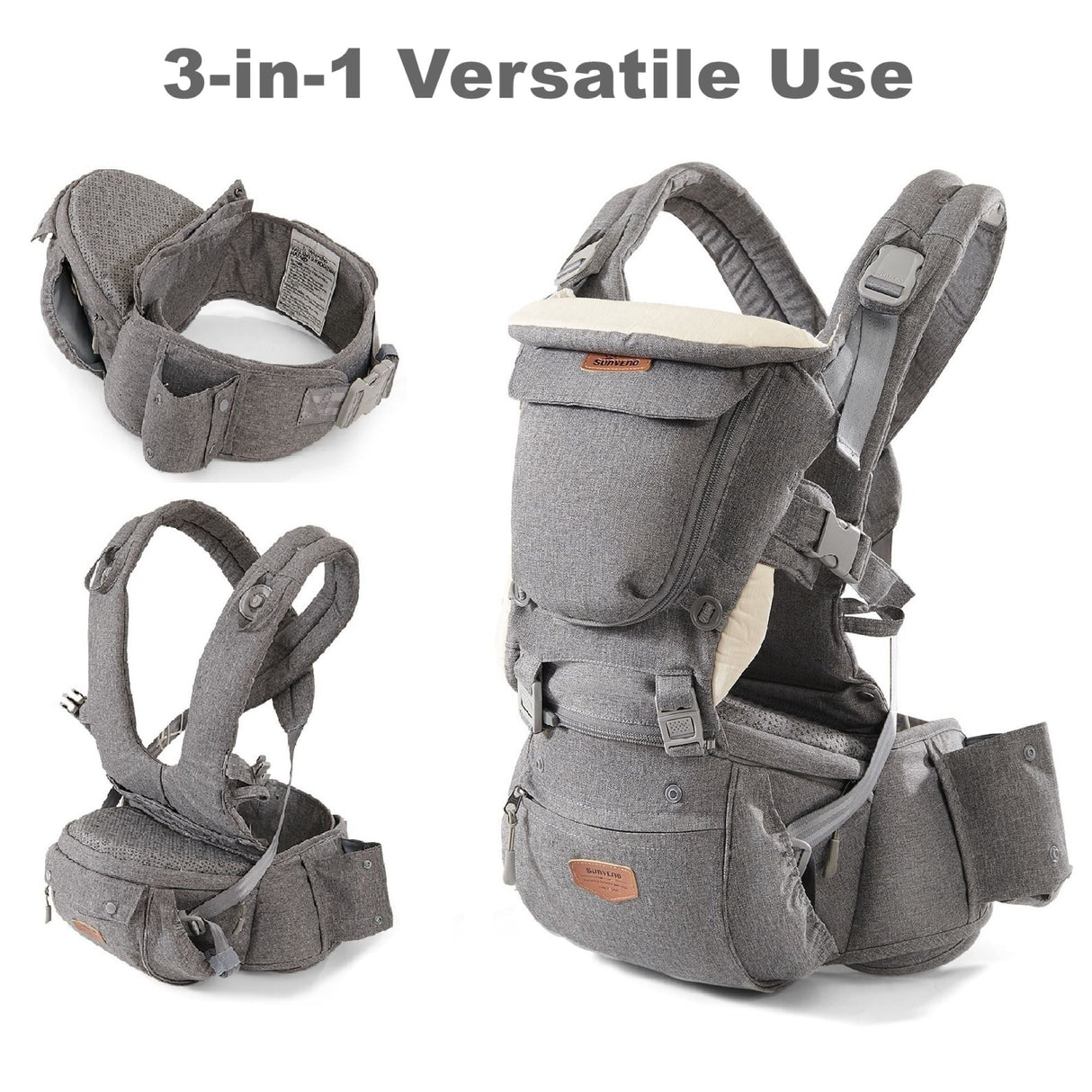 Ergonomic Baby Carrier 3-in-1