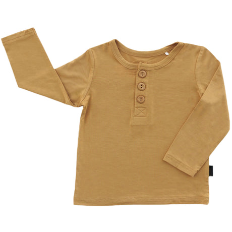 HENLEY LONG SLEEVE- Honey Mustard - HoneyBug 