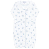 Blue Heart Print Converter Gown - HoneyBug 