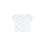 Blue Heart Print Diaper Cover Set - HoneyBug 