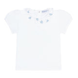 Blue Heart Print Tee