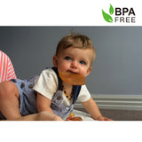 Haakaa Sleeping Owl Natural Rubber Teether - HoneyBug 