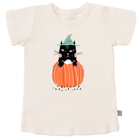 graphic tee | halloween cat - HoneyBug 