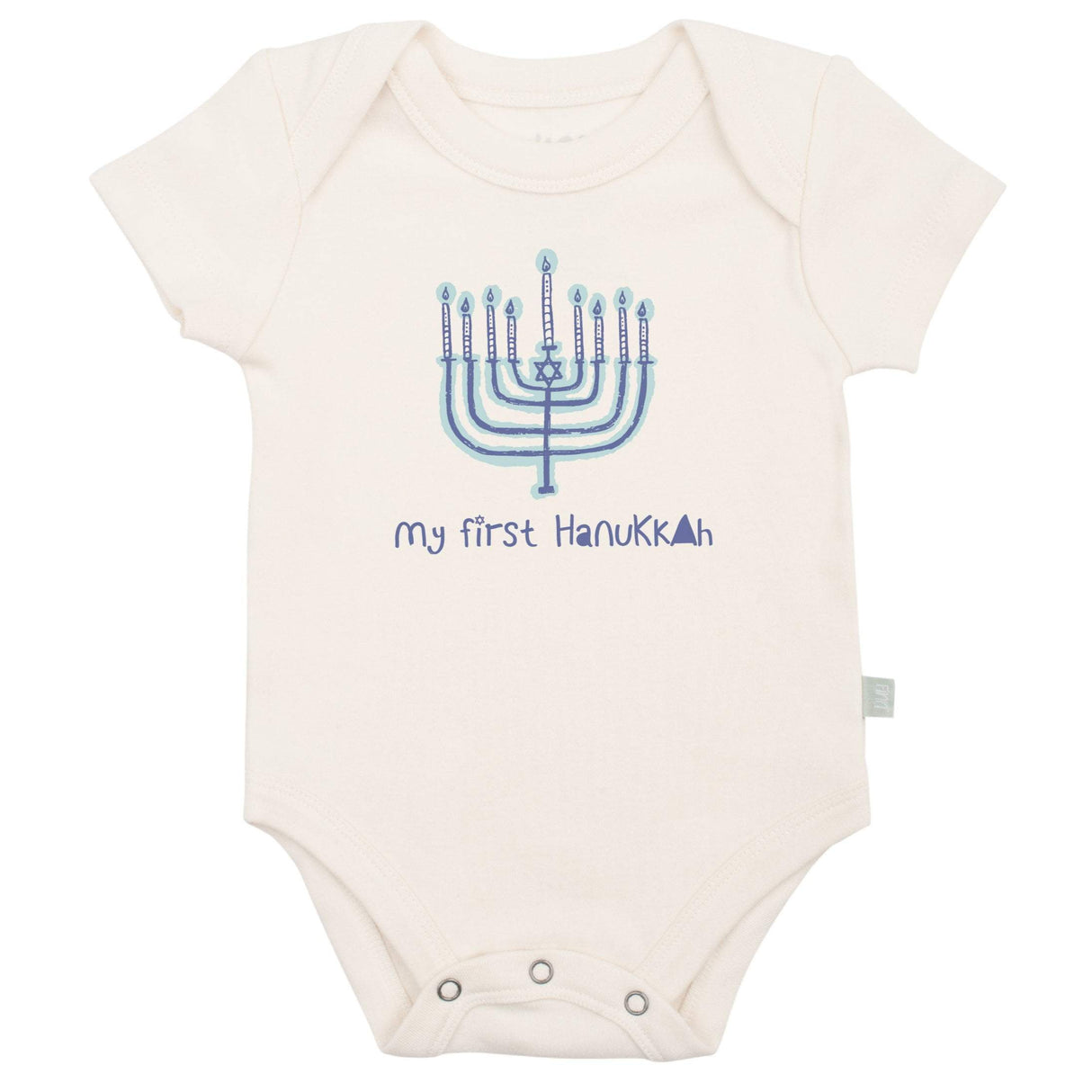 graphic bodysuit | 1st hanukkah - HoneyBug 
