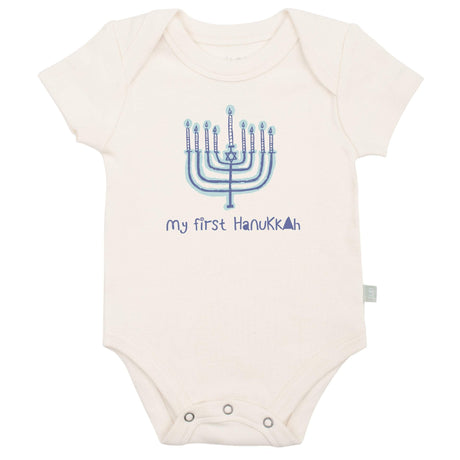 graphic bodysuit | 1st hanukkah - HoneyBug 