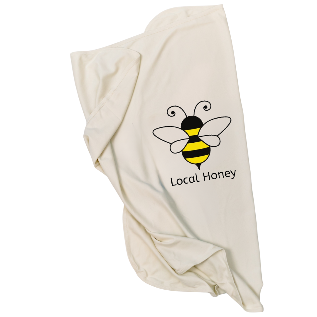 Local Honey Bumble Bee Baby Blanket - HoneyBug 