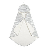Organic Baby Towel - Navy Stripes