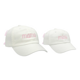 Mama & Mini Bow Baseball Hat Set (Baby & Adult, Youth & Adult)