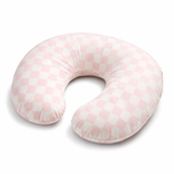 Sugar Pink & White Checkered Nursing Pillow Cover