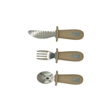 Silicone & Stainless Steel Toddler Utensil Set