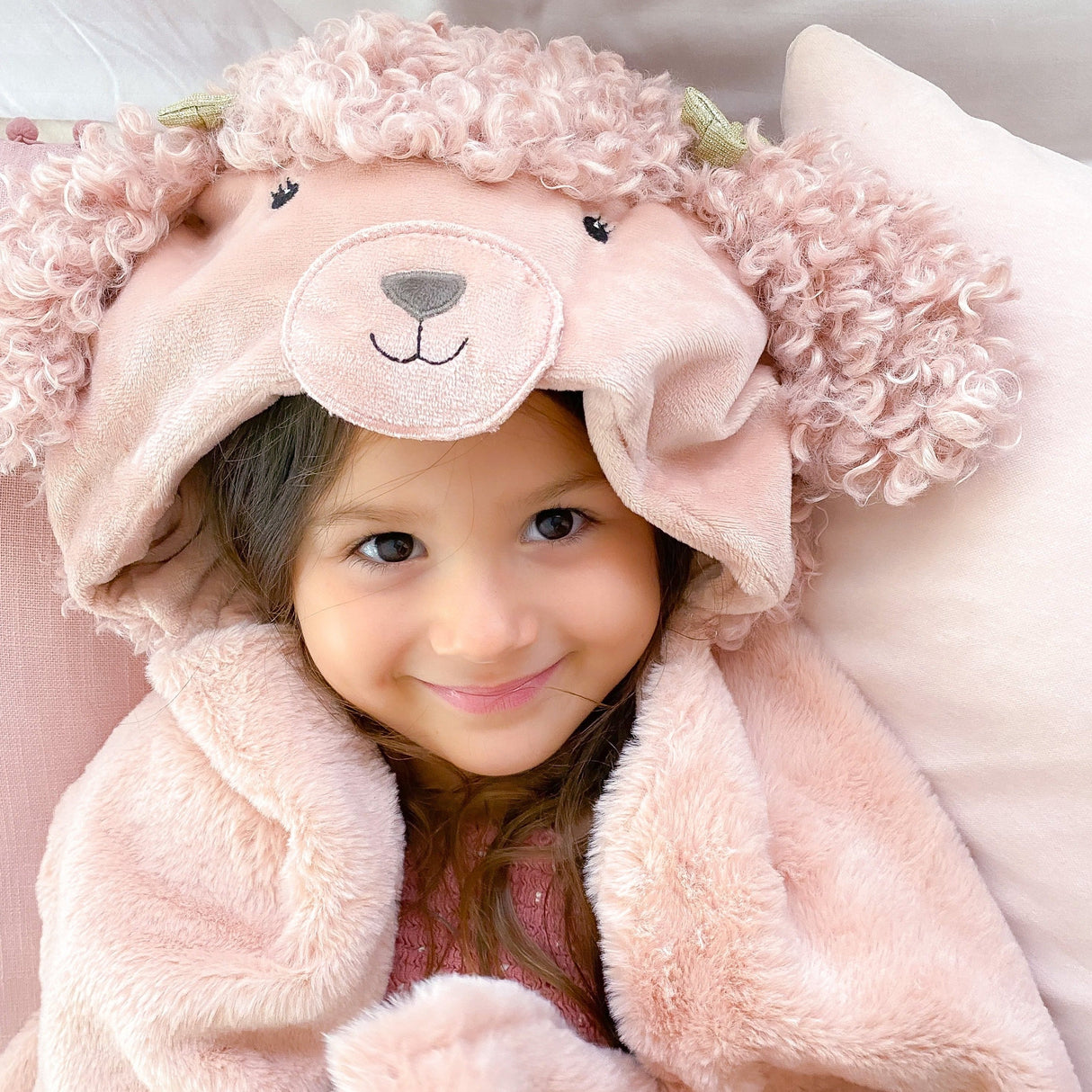 Paris Poodle Hooded Blanket - HoneyBug 