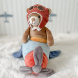 Pilot Bear and Plane - HoneyBug 