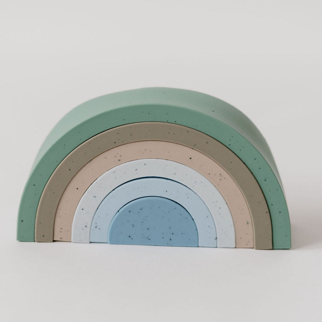 Silicone Stacking Rainbow