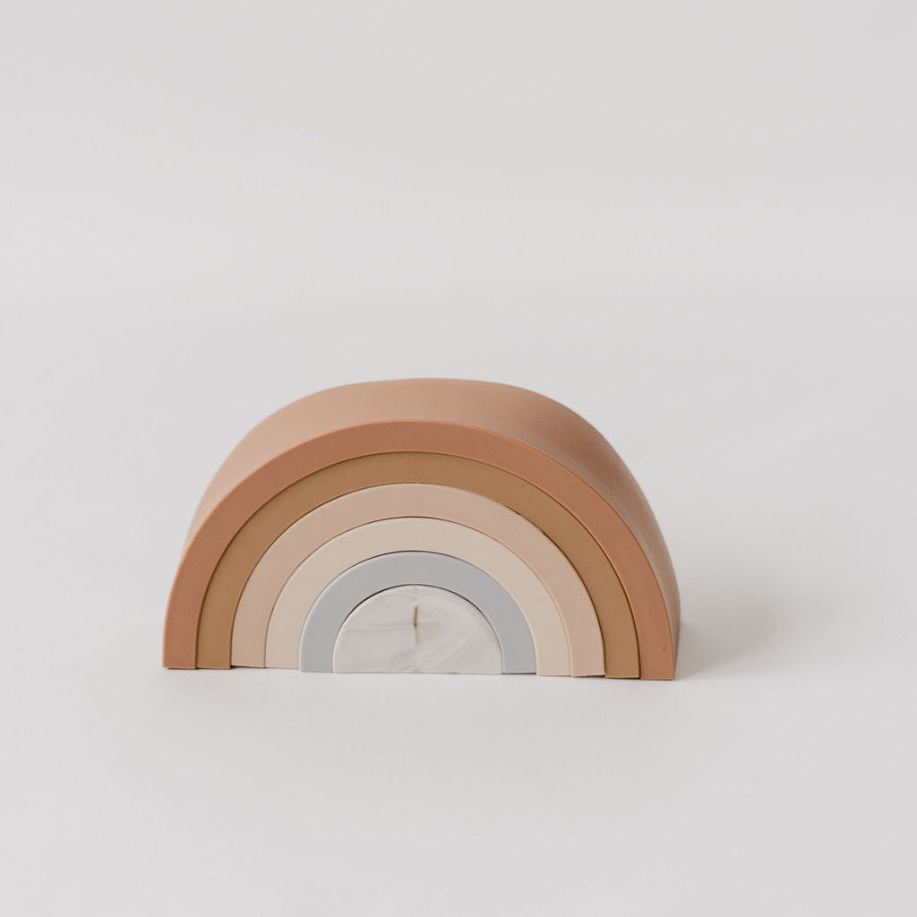 Silicone Stacking Rainbow