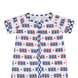 Bamboo Shorty Romper | USA