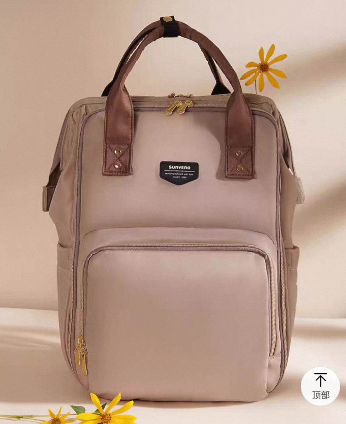 Open-Wide Diaper Backpack