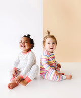 Pink Arabella 2-Piece Pajama - HoneyBug 