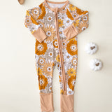 Bamboo Zip Romper | Petal Pop