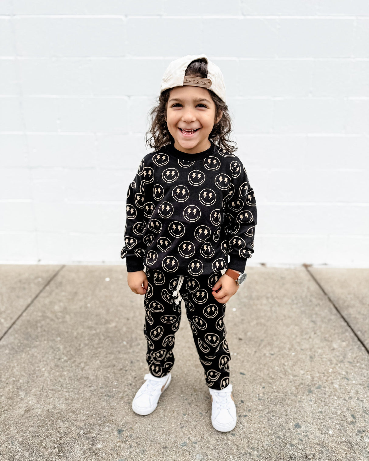 Jogger Set | Electric Smiley - HoneyBug 