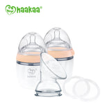 Haakaa Gen 3 Silicone Breast Pump and Bottle Pack 160 ml/6 oz - HoneyBug 