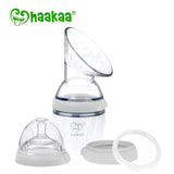 Haakaa Gen 3 Silicone Breast Pump and Bottle Pack 160 ml/6 oz - HoneyBug 