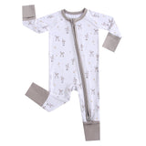 Little Lamb Zippered Baby Romper