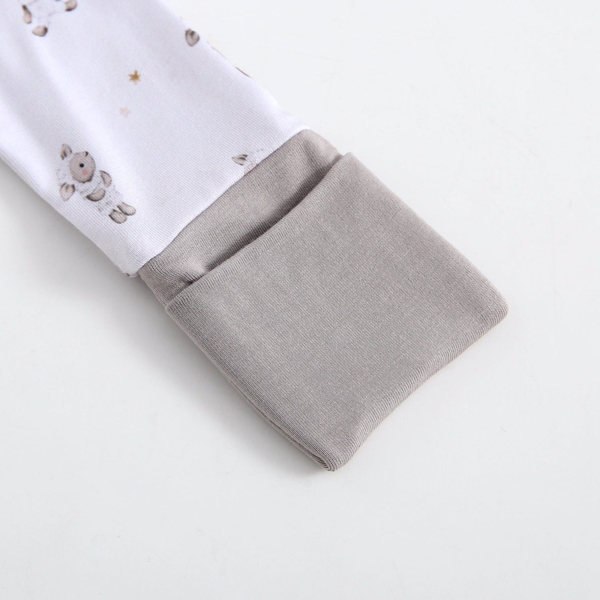 Little Lamb Zippered Baby Romper