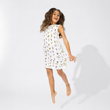 Ice Cream Bamboo Girls' Sleeveless Dress - HoneyBug 