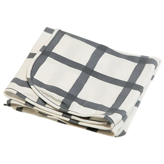 Indigo Windowpane Swaddle II - HoneyBug 