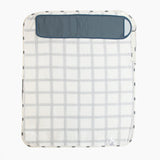 Indigo Windowpane Swaddle II - HoneyBug 