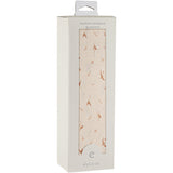 Cotton Muslin Swaddle Blanket - Pink Bird - HoneyBug 