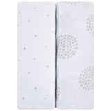 Changing Pad Cover | Cradle Sheet Set - Grey Dottie - HoneyBug 