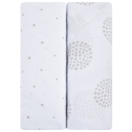 Changing Pad Cover | Cradle Sheet Set - Grey Dottie - HoneyBug 