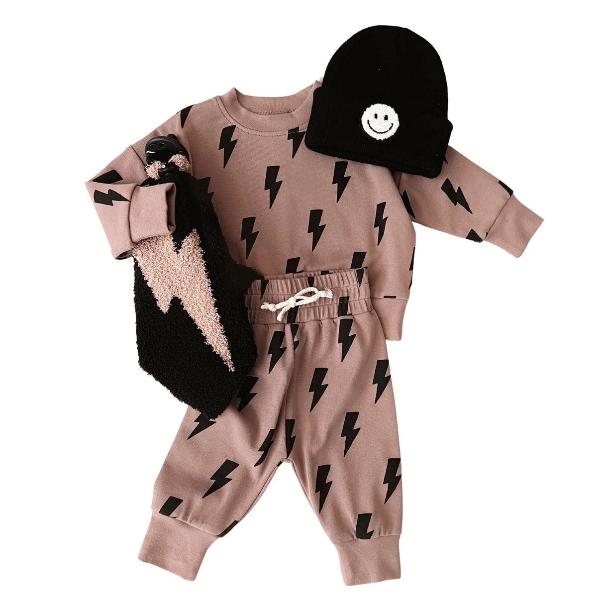 Jogger Set | Mocha Bolts