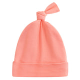 Joyful Coral Baby Beanie Hat - HoneyBug 