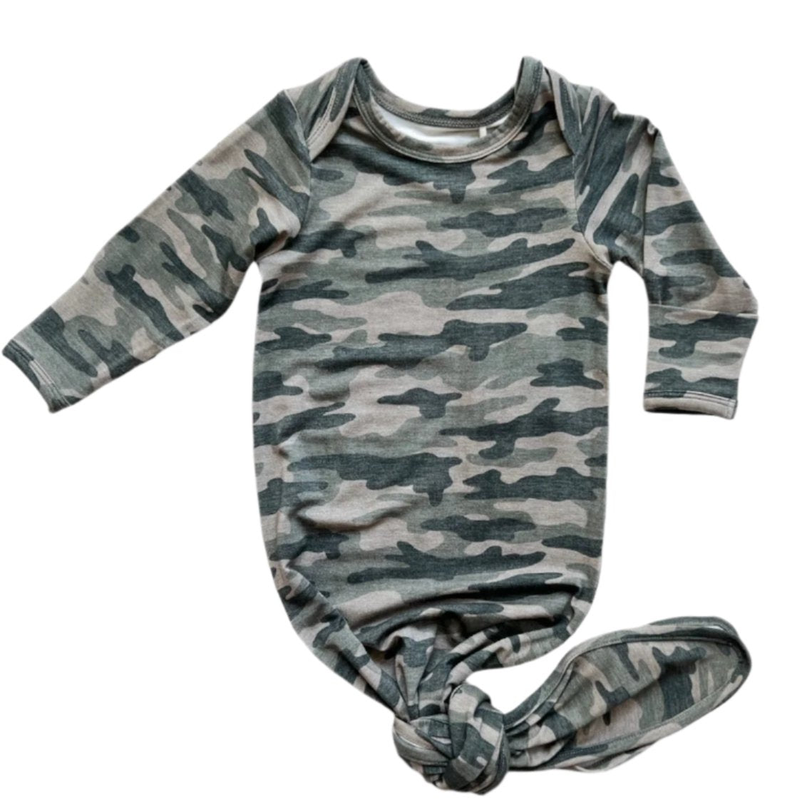 BAMBOO KNOTTED GOWN- Chris Camo - HoneyBug 