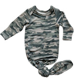 BAMBOO KNOTTED GOWN- Chris Camo - HoneyBug 