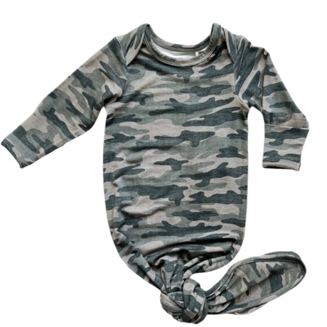 BAMBOO KNOTTED GOWN- Chris Camo - HoneyBug 