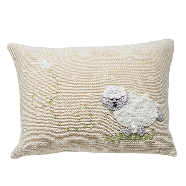 Lamb Mini Pillow, Ecru