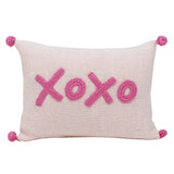 XOXO Mini Pillow, Pink