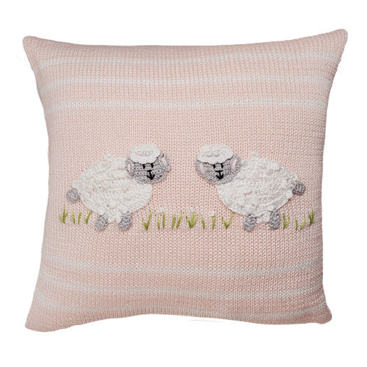 Lamb 10" Pillow, Pink