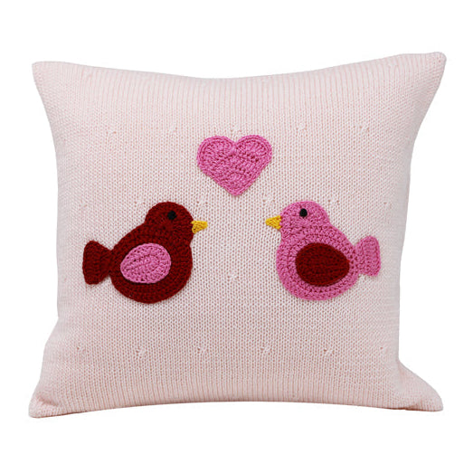 Love Birds Pillow, 10"