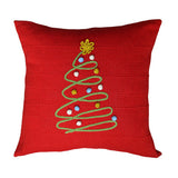 Spiral Holiday Tree Pillow 12"