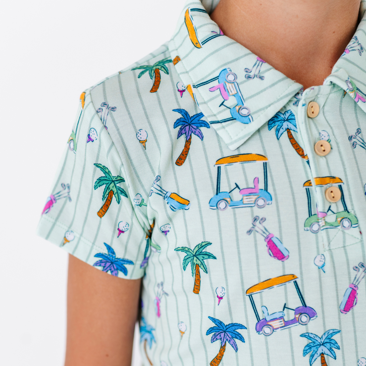 It's Fore O'Clock Somewhere Polo - HoneyBug 