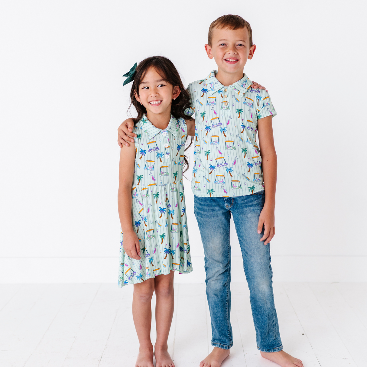 It's Fore O'Clock Somewhere Polo - HoneyBug 