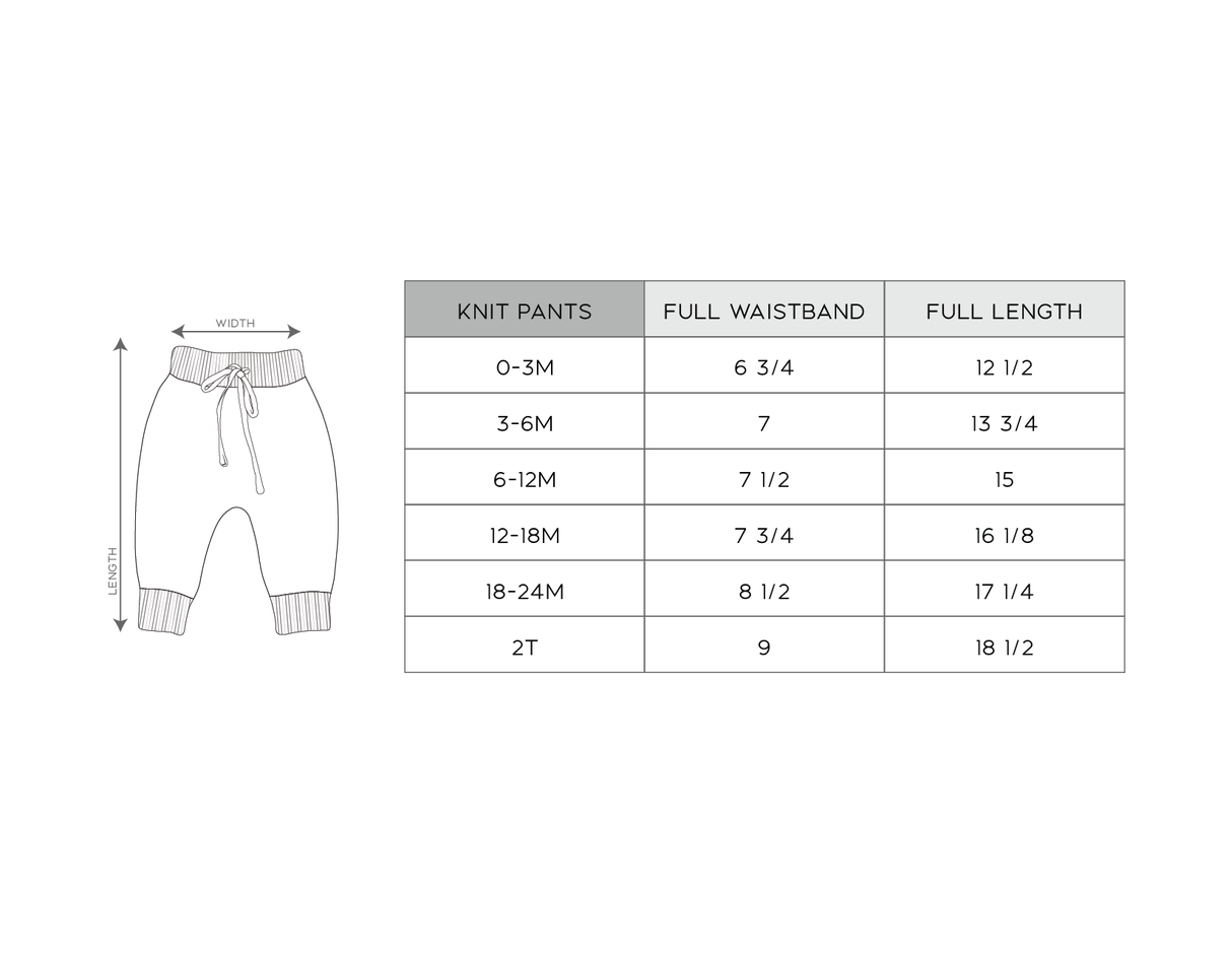 Knit Pants - HoneyBug 